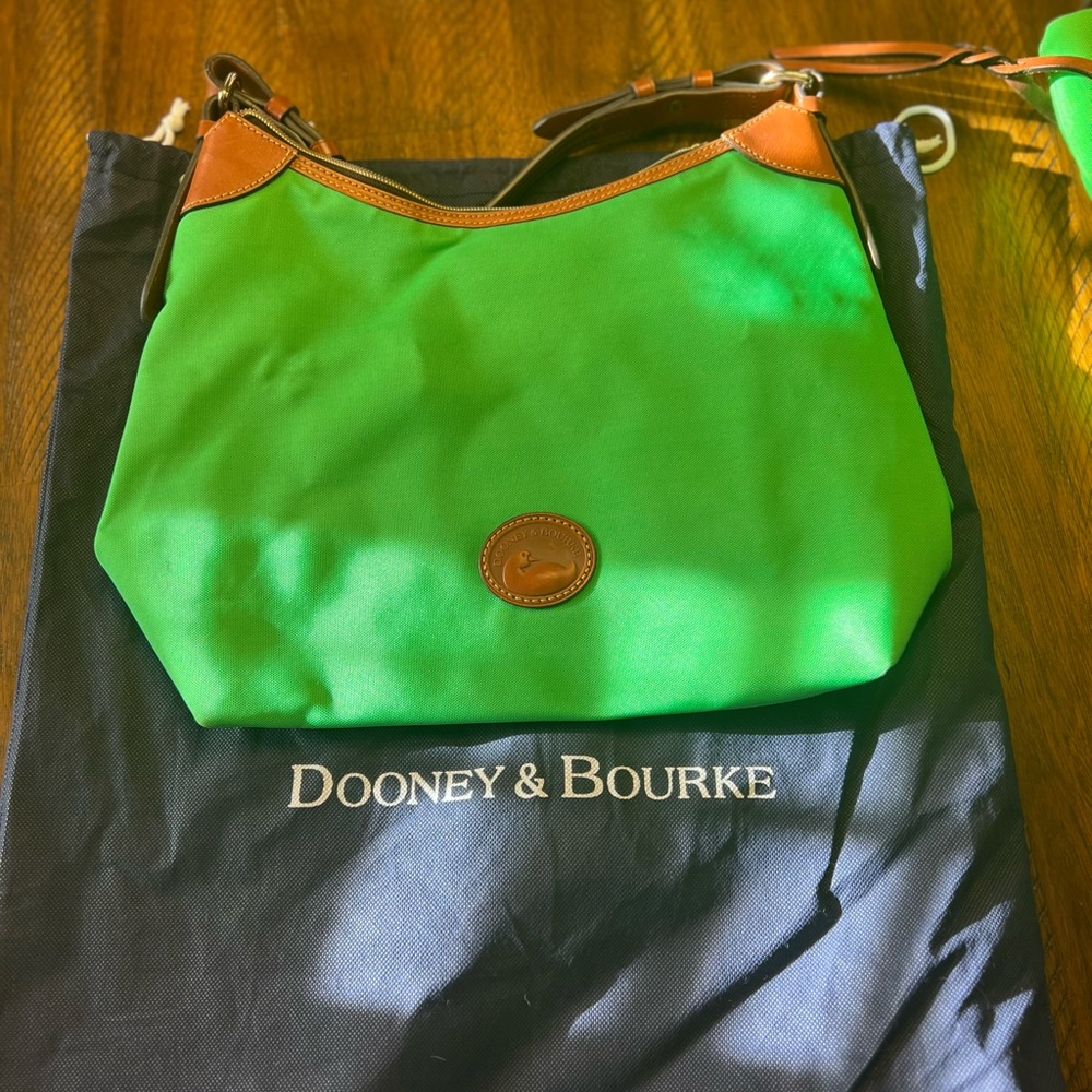 Green D&B shoulder bag